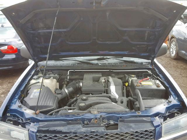 1GCCS136748149493 - 2004 CHEVROLET COLORADO BLUE photo 7