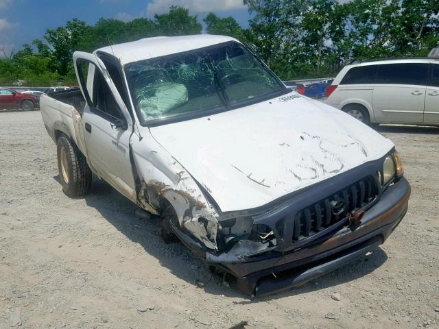 5TEPM62N74Z353713 - 2004 TOYOTA TACOMA WHITE photo 1