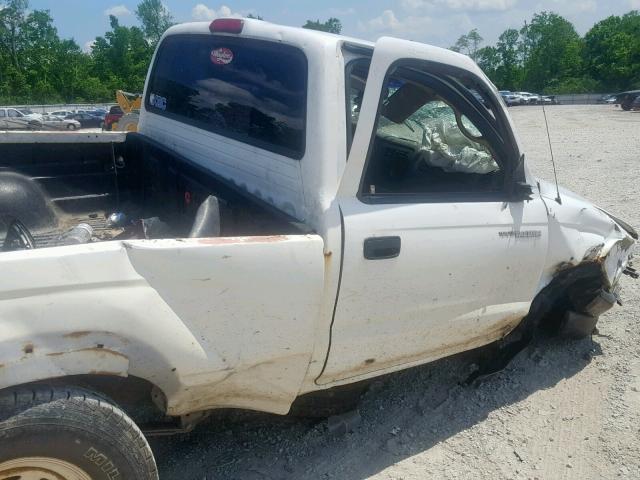 5TEPM62N74Z353713 - 2004 TOYOTA TACOMA WHITE photo 9