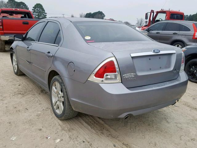 3FAFP08126R112865 - 2006 FORD FUSION SEL GRAY photo 3