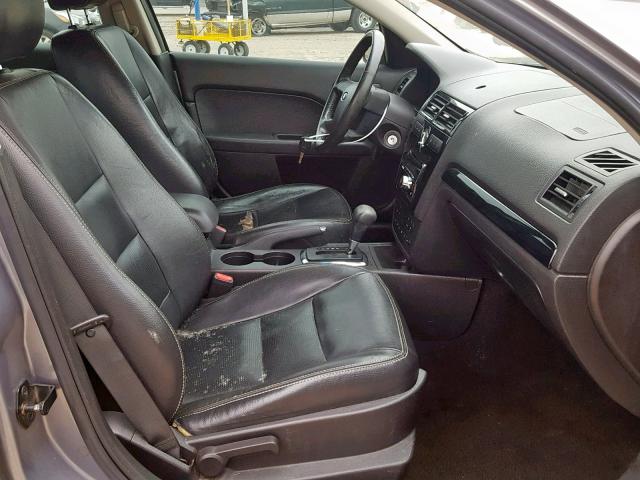 3FAFP08126R112865 - 2006 FORD FUSION SEL GRAY photo 5