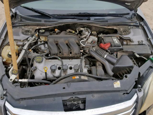 3FAFP08126R112865 - 2006 FORD FUSION SEL GRAY photo 7