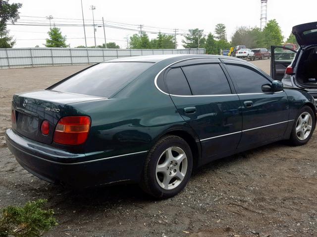 JT8BH68X2W0002555 - 1998 LEXUS GS 400 GREEN photo 4