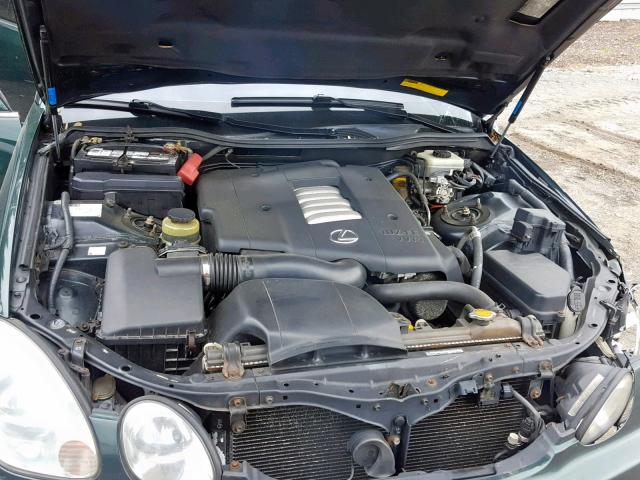 JT8BH68X2W0002555 - 1998 LEXUS GS 400 GREEN photo 7