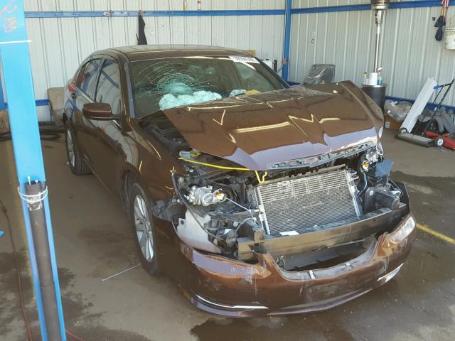 1C3CCBBB1DN522261 - 2013 CHRYSLER 200 TOURIN BROWN photo 1