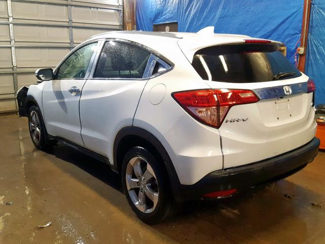 3CZRU6H70HM722832 - 2017 HONDA HR-V EXL WHITE photo 3