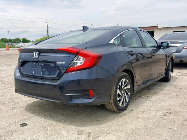 2HGFC2F72JH504369 - 2018 HONDA CIVIC EX BLUE photo 4