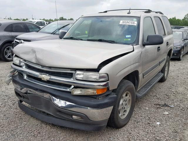 1GNEC13V55R157558 - 2005 CHEVROLET TAHOE C150 TAN photo 2