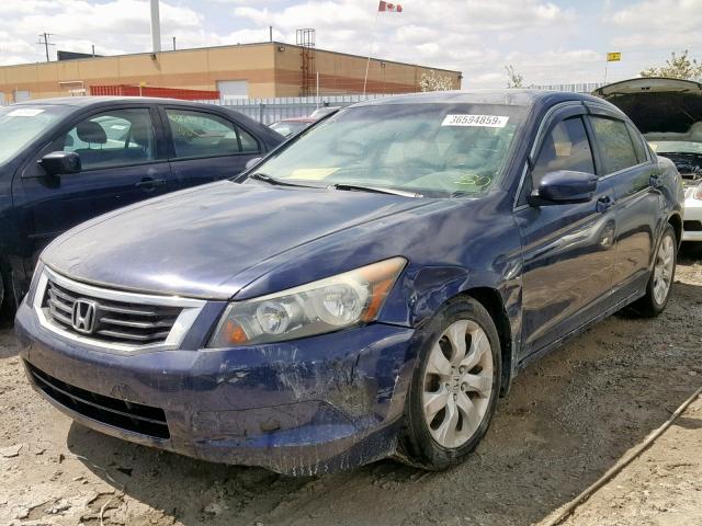 1HGCP26868A804165 - 2008 HONDA ACCORD EXL BLUE photo 2