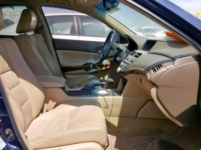 1HGCP26868A804165 - 2008 HONDA ACCORD EXL BLUE photo 5