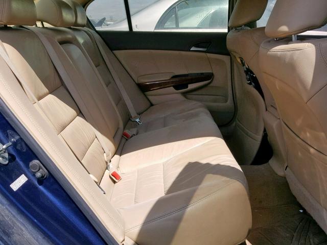 1HGCP26868A804165 - 2008 HONDA ACCORD EXL BLUE photo 6