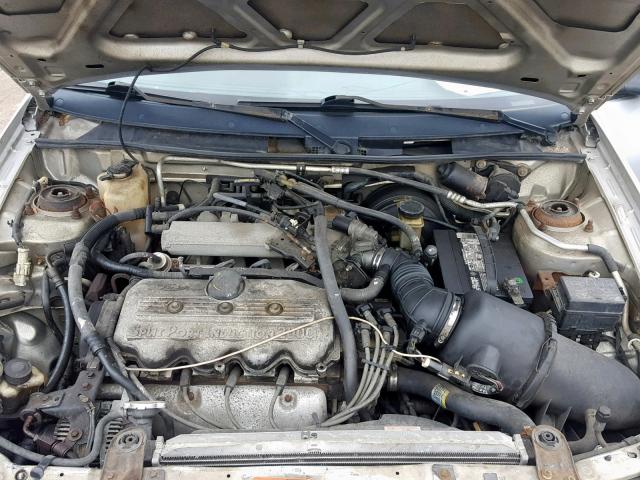 1MELM10P2VW633395 - 1997 MERCURY TRACER GS SILVER photo 7