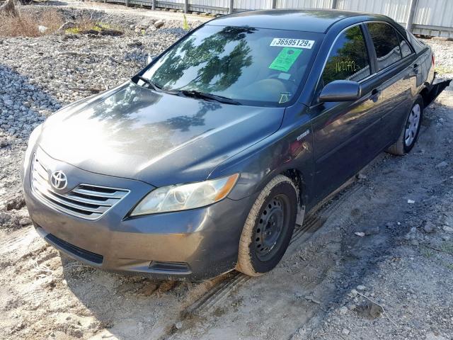 4T1BB46K59U070923 - 2009 TOYOTA CAMRY HYBR BLUE photo 2