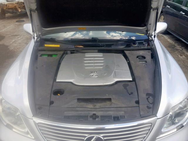 JTHGL46F875001224 - 2007 LEXUS LS 460L SILVER photo 7