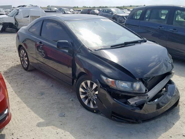 2HGFG12979H529561 - 2009 HONDA CIVIC EXL BLACK photo 1