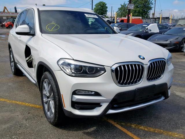 5UXTR7C57KLF28012 - 2019 BMW X3 SDRIVE3 WHITE photo 1