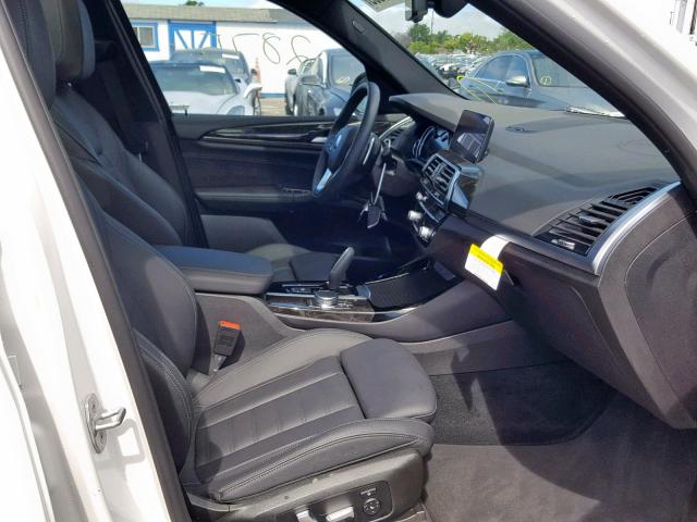 5UXTR7C57KLF28012 - 2019 BMW X3 SDRIVE3 WHITE photo 5