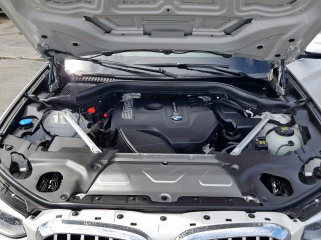 5UXTR7C57KLF28012 - 2019 BMW X3 SDRIVE3 WHITE photo 7