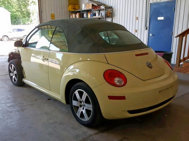 3VWRF31Y16M311452 - 2006 VOLKSWAGEN NEW BEETLE Sarı foto 3