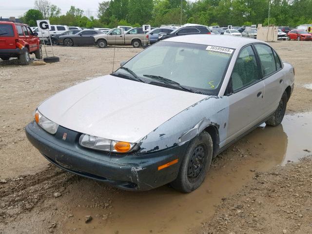 1G8ZF5281YZ161657 - 2000 SATURN SL TWO TONE photo 2