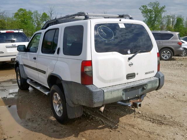 5N1ED28T31C586581 - 2001 NISSAN XTERRA XE WHITE photo 3