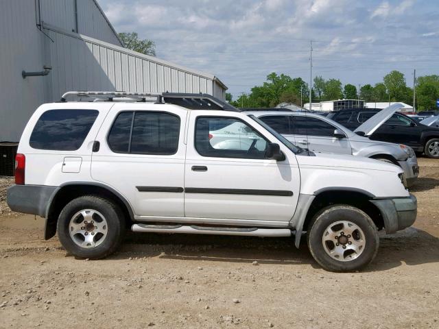 5N1ED28T31C586581 - 2001 NISSAN XTERRA XE WHITE photo 9