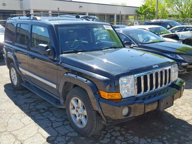 1J8HG58216C214447 - 2006 JEEP COMMANDER BLACK photo 1