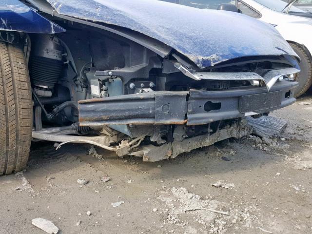 5YJSA1E25HF232192 - 2017 TESLA MODEL S أزرق صورة 9