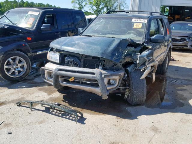 4S6CK58W6Y4419670 - 2000 HONDA PASSPORT E 绿色 照片 2