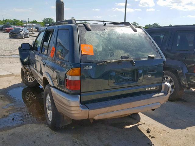 4S6CK58W6Y4419670 - 2000 HONDA PASSPORT E 绿色 照片 3