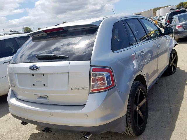 2FMDK39C89BA44216 - 2009 FORD EDGE LIMIT SILVER photo 4