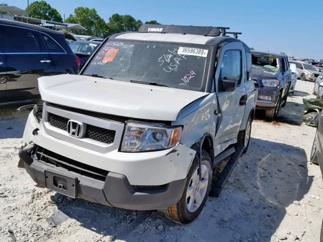 5J6YH28789L001024 - 2009 HONDA ELEMENT EX BLUE photo 2