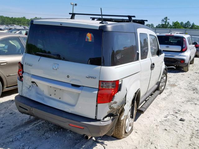 5J6YH28789L001024 - 2009 HONDA ELEMENT EX BLUE photo 4