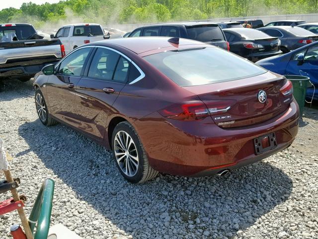 W04GP6SX4J1098138 - 2018 BUICK REGAL ESSE MAROON photo 3