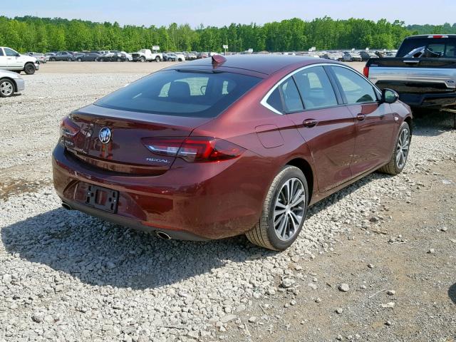 W04GP6SX4J1098138 - 2018 BUICK REGAL ESSE MAROON photo 4