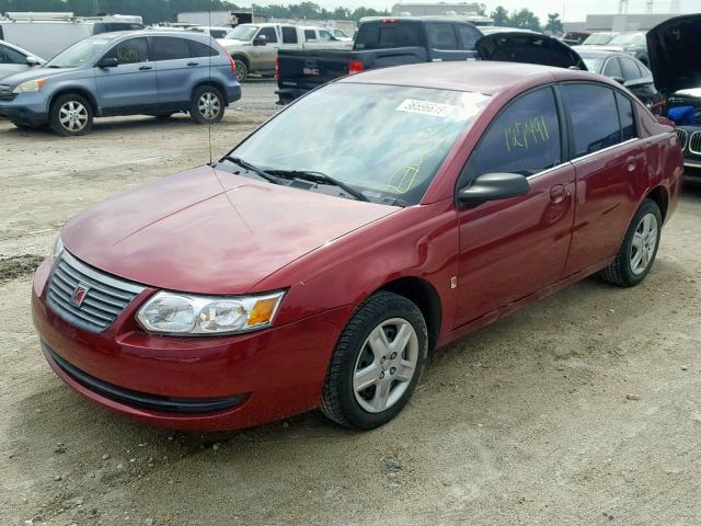 1G8AJ55F56Z151328 - 2006 SATURN ION LEVEL RED photo 2