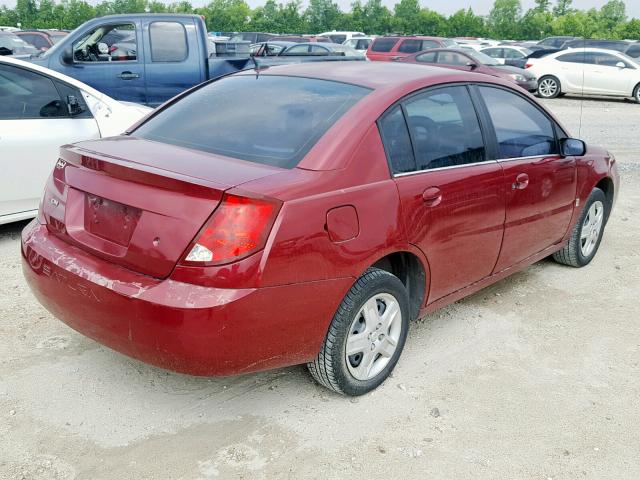 1G8AJ55F56Z151328 - 2006 SATURN ION LEVEL RED photo 4
