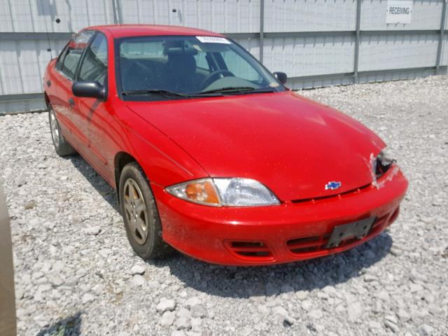 1G1JF52TX27121158 - 2002 CHEVROLET CAVALIER L RED photo 1