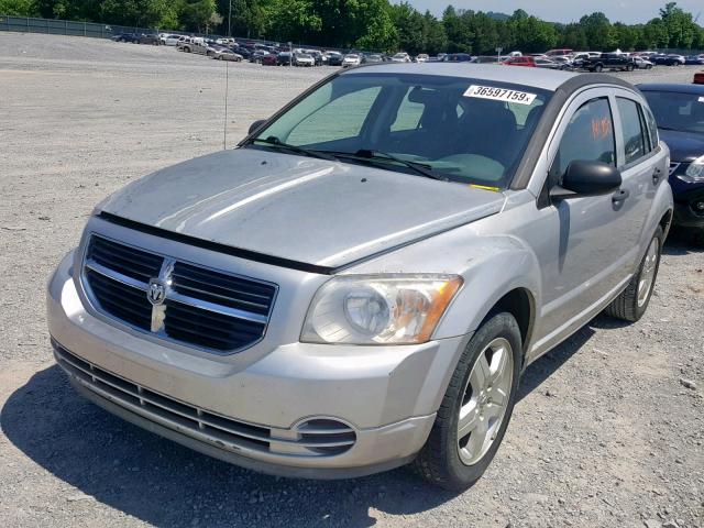 1B3HB48B38D524386 - 2008 DODGE CALIBER SX SILVER photo 2