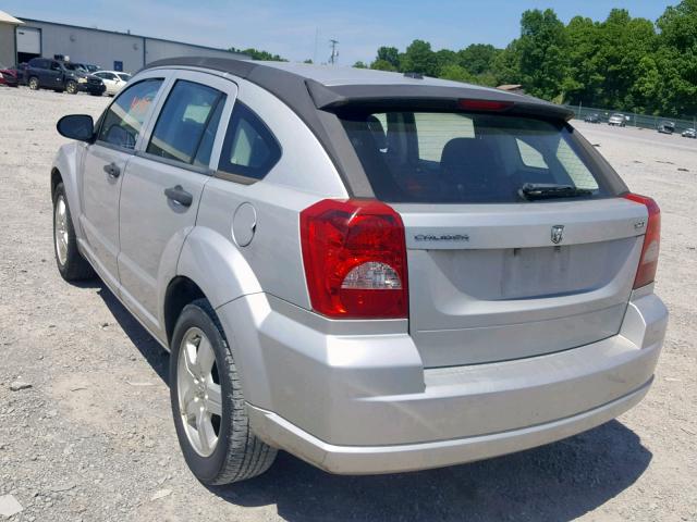 1B3HB48B38D524386 - 2008 DODGE CALIBER SX SILVER photo 3