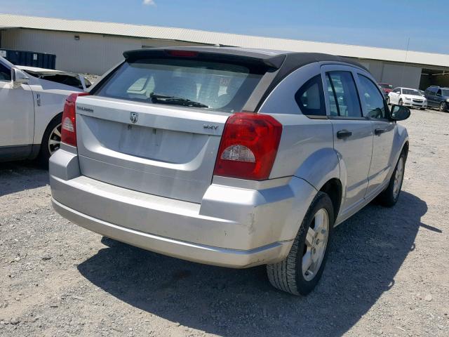 1B3HB48B38D524386 - 2008 DODGE CALIBER SX SILVER photo 4