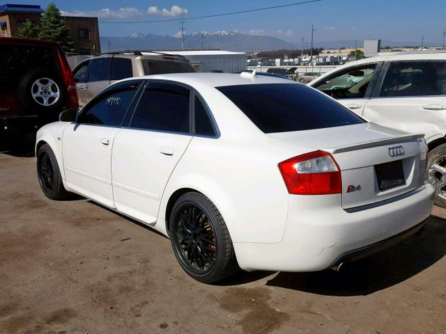 WAUPL68E95A094211 - 2005 AUDI S4 WHITE photo 3