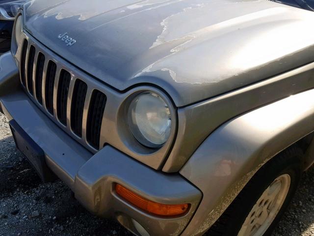 1J8GL58K44W234789 - 2004 JEEP LIBERTY LI GOLD photo 10