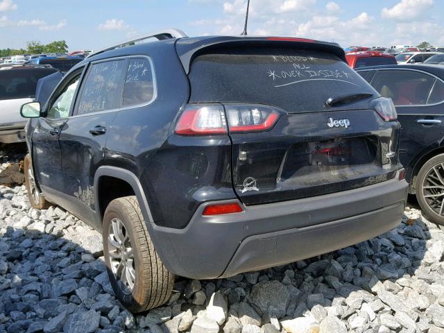 1C4PJLLB5KD312997 - 2019 JEEP CHEROKEE L BLACK photo 3