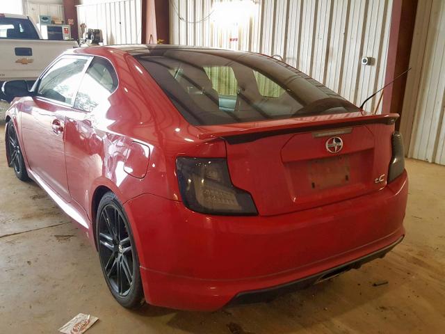 JTKJF5C75D3049510 - 2013 TOYOTA SCION TC წითელი ფოტო 3
