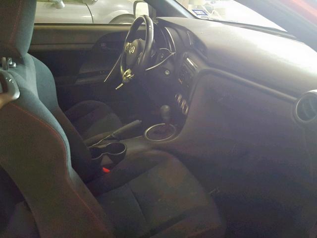 JTKJF5C75D3049510 - 2013 TOYOTA SCION TC წითელი ფოტო 5