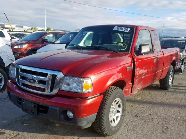 1FTLR4FE6BPA24889 - 2011 FORD RANGER SUP RED photo 2