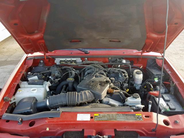 1FTLR4FE6BPA24889 - 2011 FORD RANGER SUP RED photo 7