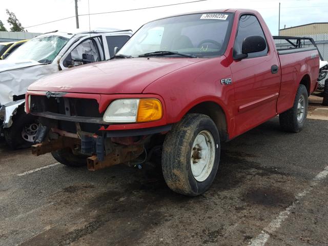 2FTRF17234CA05582 - 2004 FORD F-150 HERI RED photo 2