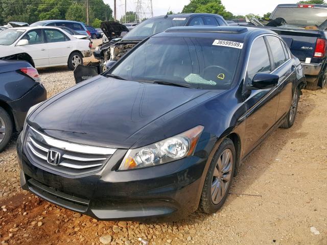 1HGCP2F89CA104052 - 2012 HONDA ACCORD EXL BLACK photo 2